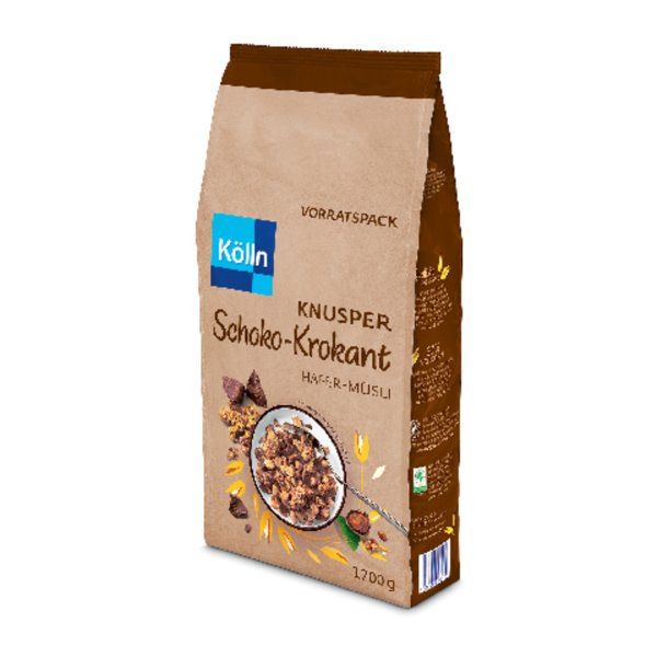 Kölln Müsli Knusper Schoko Krokant 1.700g 4St