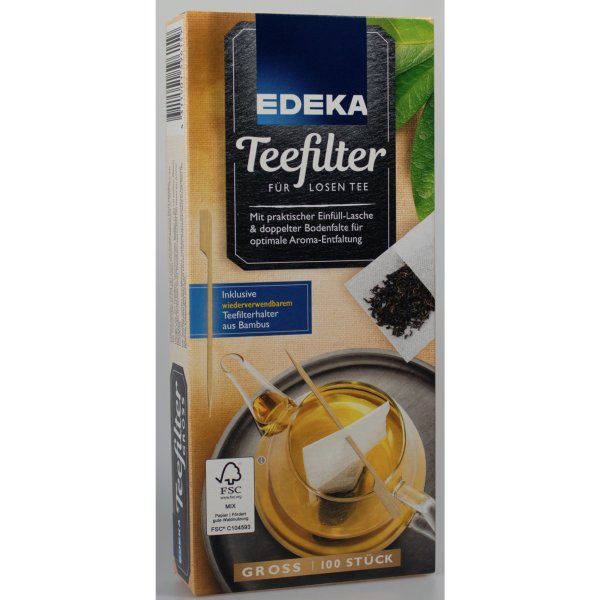 Edeka Teefilter groß 100St