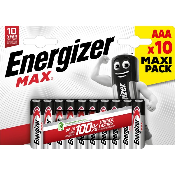 Energizer Batterie Max AAA/Micro 10St