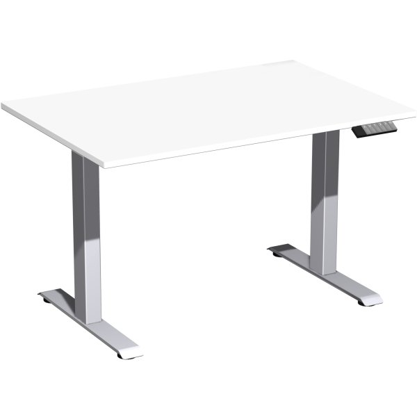 Geramöbel Tisch Elevate Basic 1200x800x730-1230mm si/ws
