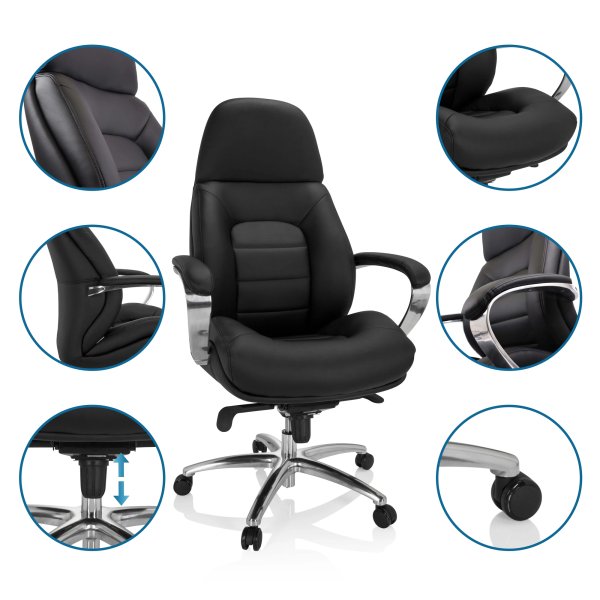 hjh OFFICE Chefsessel Brenton XXL