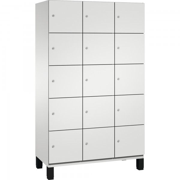 C+P Fächerschrank 4510432S10016 Füße 15Fächer B1200mm lgr/lgr