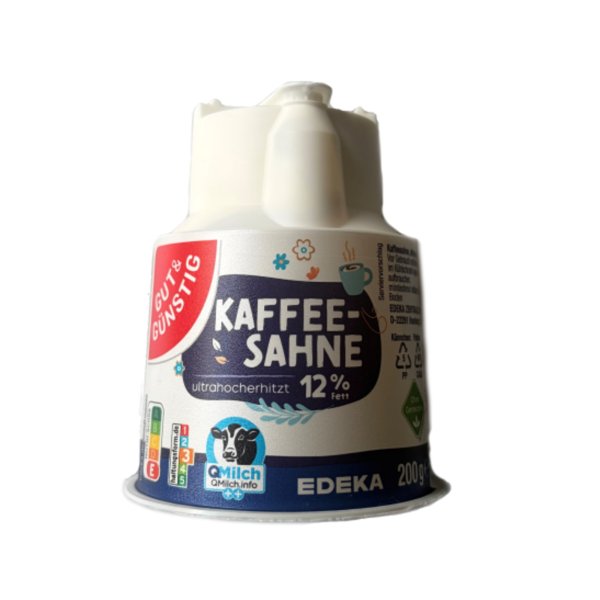 Gut & Günstig Kaffeesahne 12% 200g