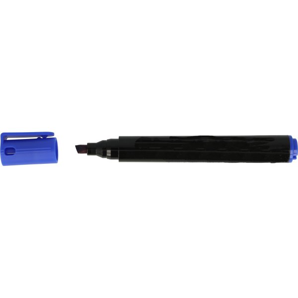 Permanentmarker Keilspitze 1-5mm blau