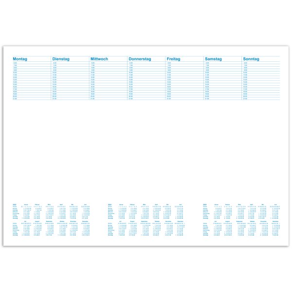 RNK Schreibunterlage Office 46633 480x330mm 30Blatt blanko/Kalender