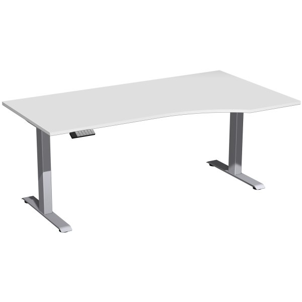 Geramöbel Tisch Elevate Basic re1800x1000x730-1230mm si/lgr