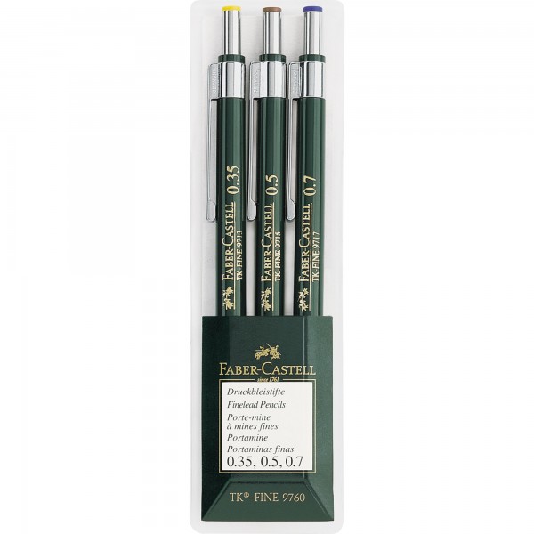 Faber-Castell Druckbleistift TK-Fine 136030 0,35-0,7mm 3St.