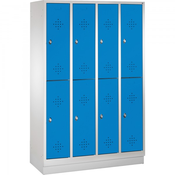 C+P Doppelspind 832040S10018 Sockel 8Fächer B1190mm lgr/lbl