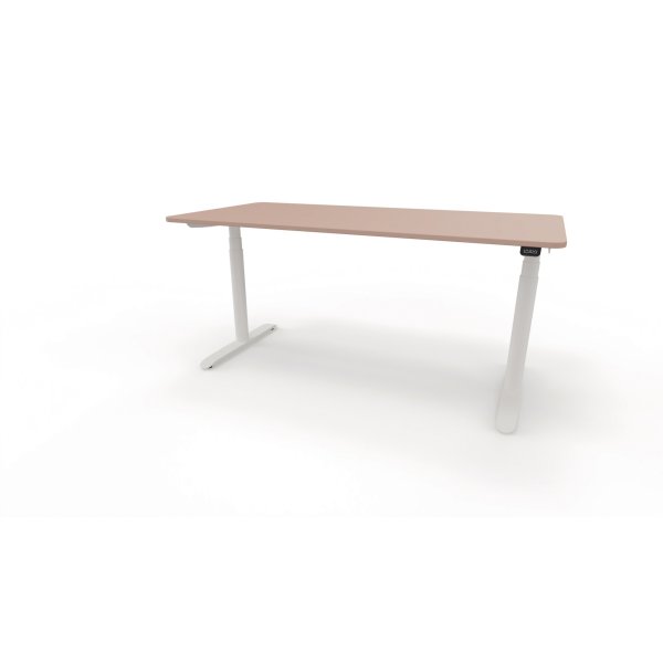 Schreibtisch Sedus se:lab e-desk 160x65-128x80cm weiß/antikrose