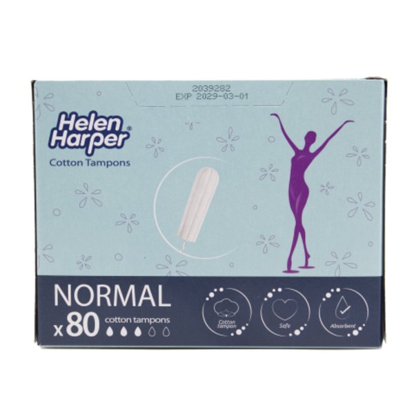 Helen Harper Tampon Normal Regular Organic 80St