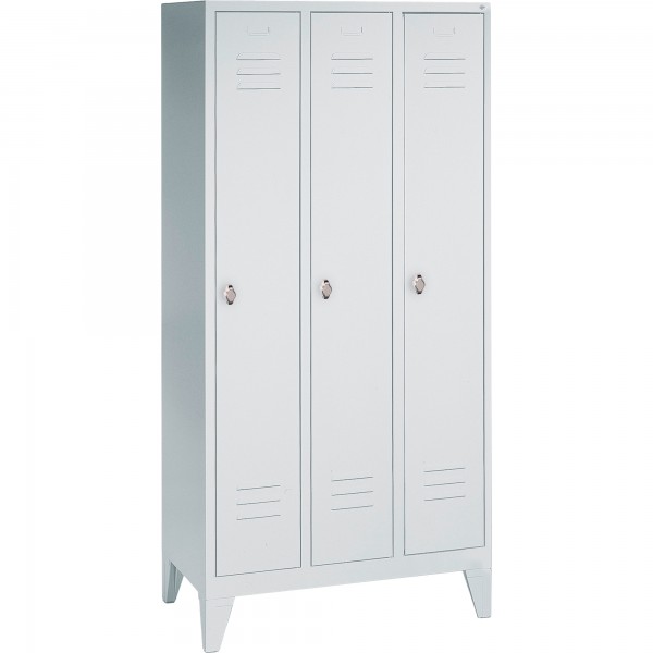 C+P Umkleidespind Classic 801030S10000 3Abteile lgr/lgr