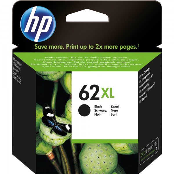 HP Tintenpatrone C2P05AE 62XL 600Seiten schwarz