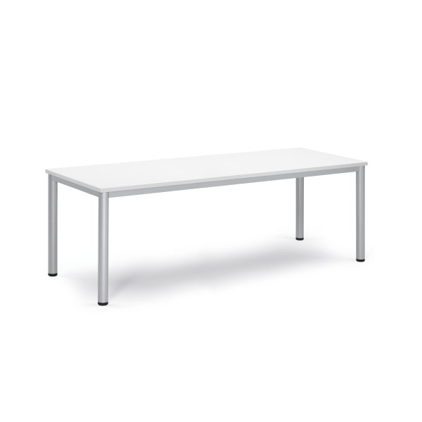 Besprechungstisch 200x80x72cm Gestell si Platte ws
