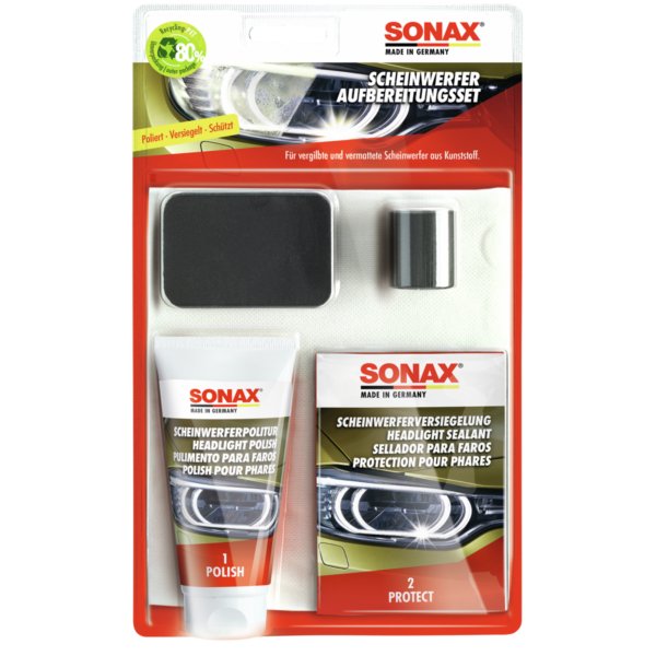 Sonax Scheinwerfer- Aufbereitungsset