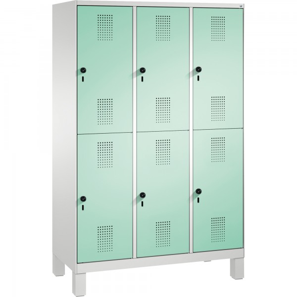 C+P Doppelstockspind 4931032S10042 Füße 6Fächer B1200mm lgr/lgn