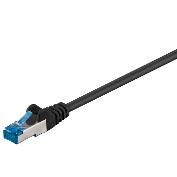 Goobay Netzwerkkabel 93787 CAT 6a 3m sw