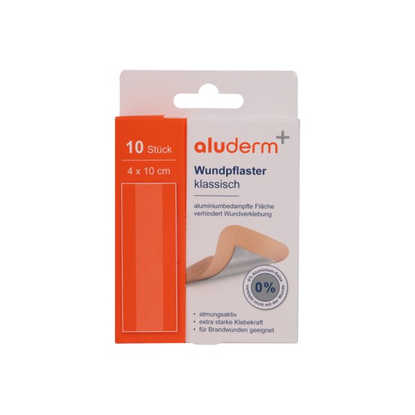 aluderm Wundpflaster klassisch 4x10cm 10St