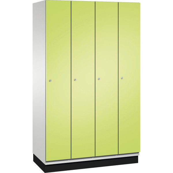 C+P Umkleidespind 4510040S10023 Sockel 4Abteile B1200mm lgr/cgn
