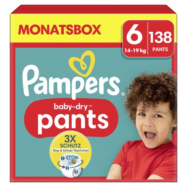 Pampers Pants Baby Dry Gr.6 Extra Large 138St.