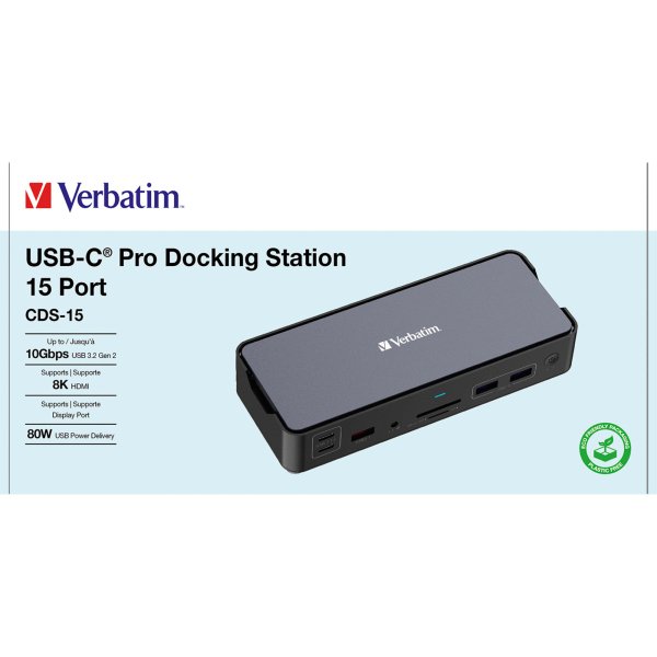Verbatim USB-C Dockingstation 15Ports