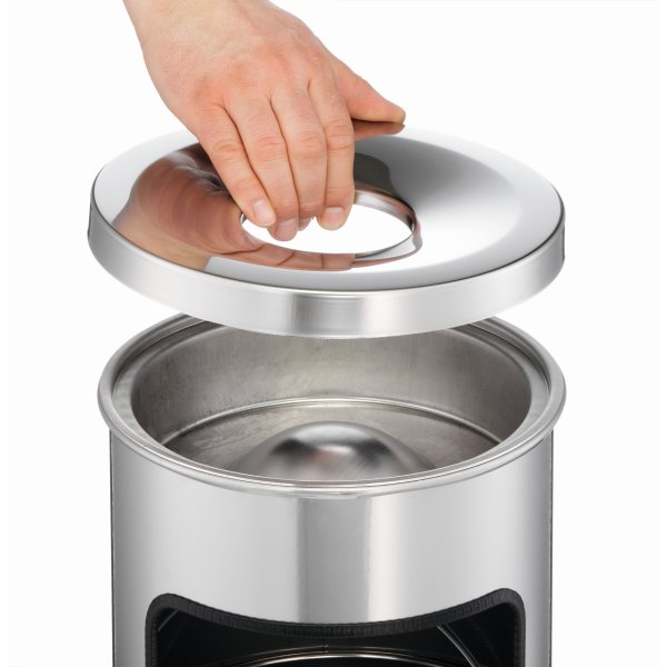 Durable Papierkorb SAFE Ascher 17l si