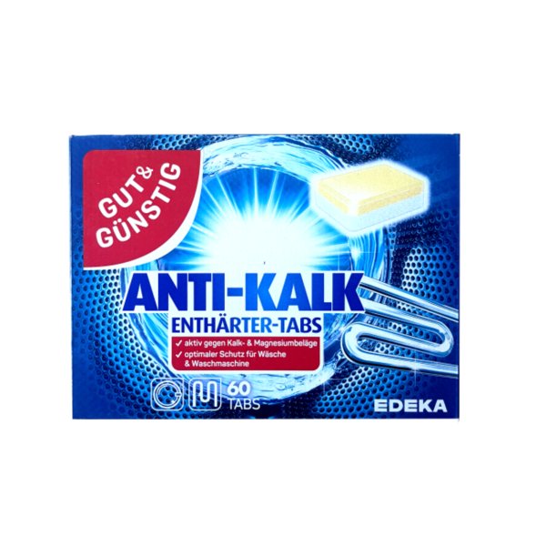 Gut & Günstig Waschmaschinen Entkalker 60x16g