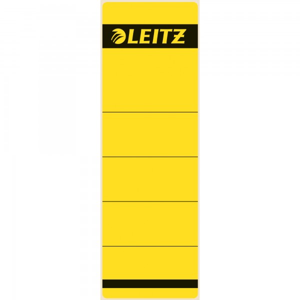 Leitz Ordneretikett 16420015 kurz/breit Papier gelb 10 St./Pack.