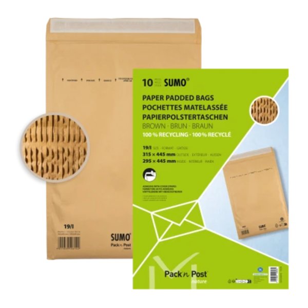 SUMO Papierpolstertasche I SU1519P010 braun 10 St./Pack.