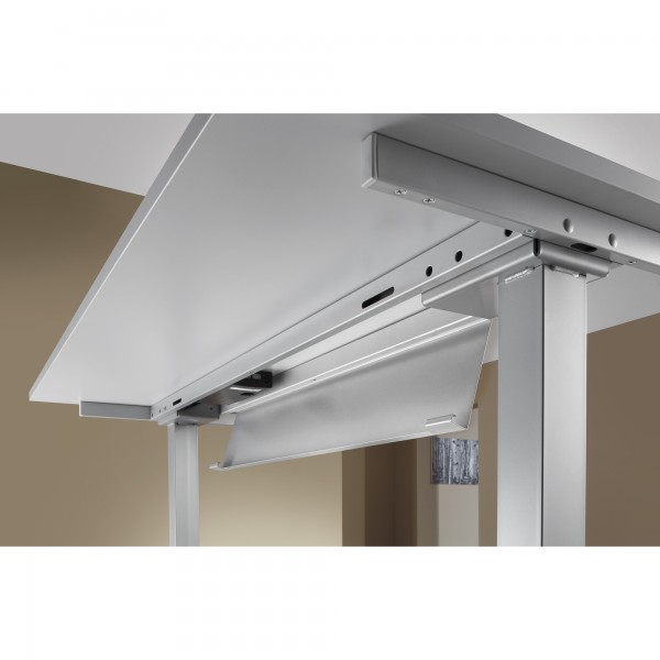 Hammerbacher Schreibtisch VXDSM19/W/S 180x80cm weiß