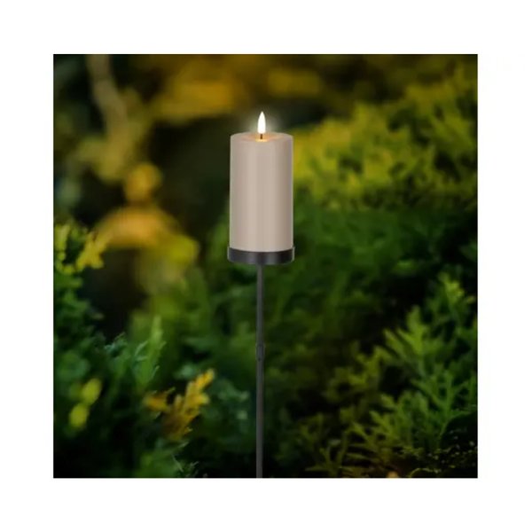 LUMINEO Solarstecker Kerze 7x117cm br