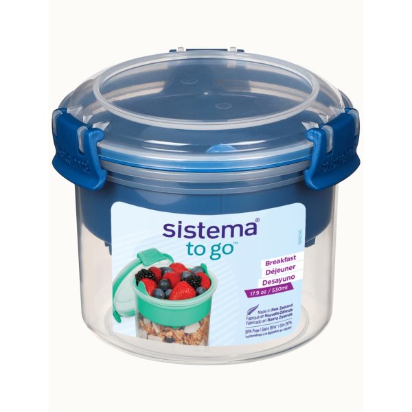 sistema Frischhaltebox Breakfast TO GO 530ml sort