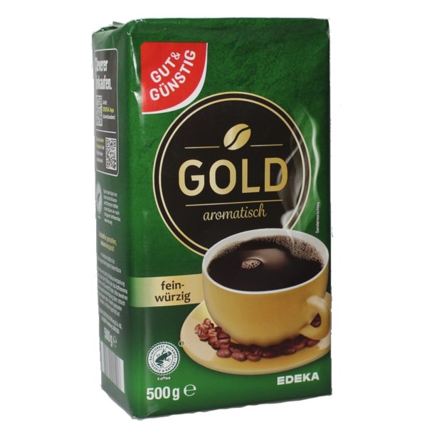 Gut & günstig Kaffee Gold gemahlen 500g