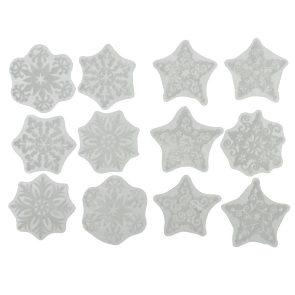 Decoris Fensterdeko Stern ws 2St