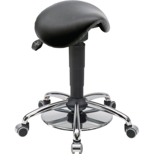 meychair Hocker A4-MED-TR-KL2-FG Rollen sw