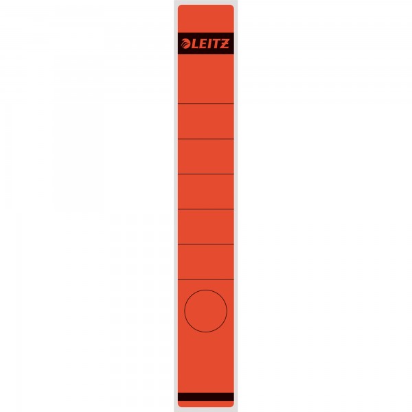 Leitz Ordneretikett 16480025 lang/schmal sk rot 10 St./Pack.