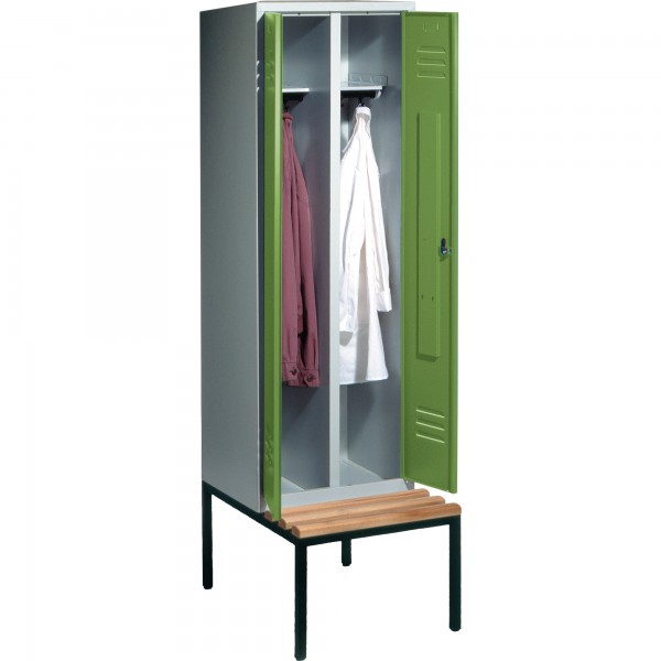 C+P Doppelspind 805220S10060 Sitzbank 2Abteile B610mm lgr/rgn
