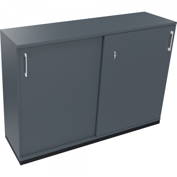 Schiebetürenschrank 3OH B1600xT442xH1133mm an/Lavagr