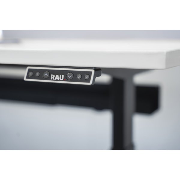 RAU Schreibtisch adlatus 100 2000x800x650-1300 M-Platte sw