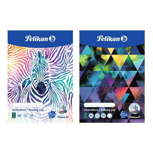 Pelikan Zeichenblock A3 120g 20Bl