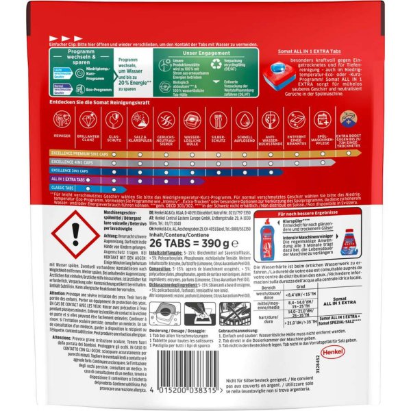 Somat Spülmaschinentabs All in 1 Extra 26St