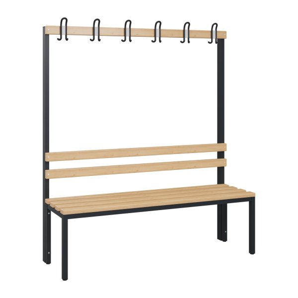C+P Garderobenbank 1710x1500x403mm sgr