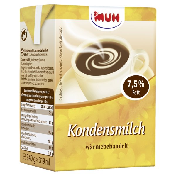 Muh Kondensmilch 7,5Prozent 340g 16St.