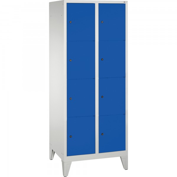 C+P Fächerschrank 8010224S10007 Füße 8Fächer B810mm lgr/ebl