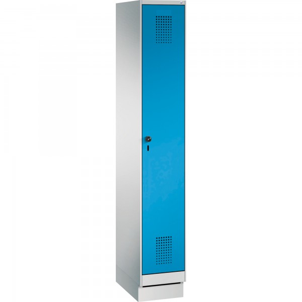 C+P Umkleidespind 4902010S10036 Sockel 1Abteil lgr/lbl