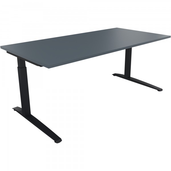 Schreibtisch Kufe B1800xT900xH650-850 an/l.gr