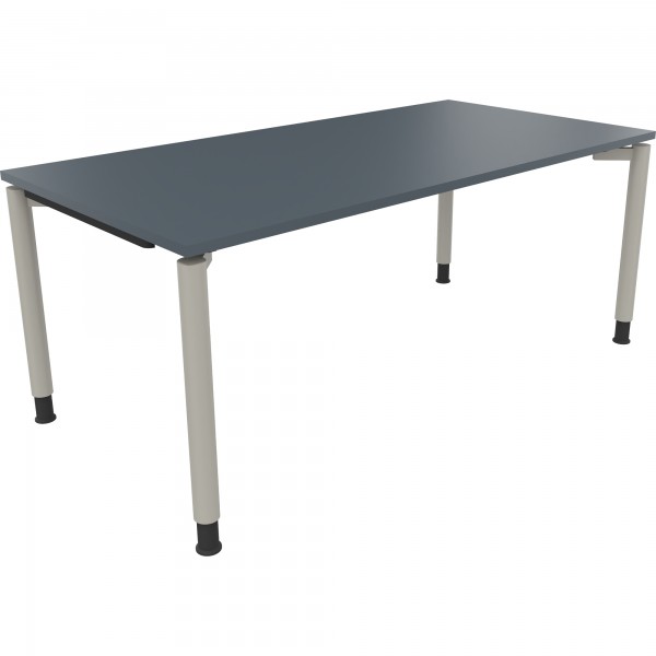 Schreibtisch Vierfuß R 180x90x68cm si/LG