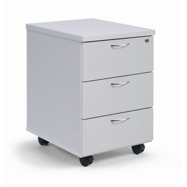 Rollcontainer 3xSchub 58,5x40,7x50cm lgr