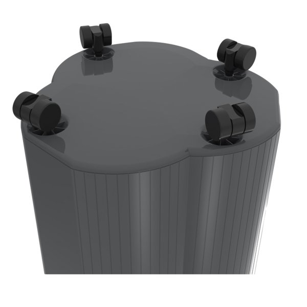 Exacompta Rolle Abfallkorb Tri Bin EcoBlack sw