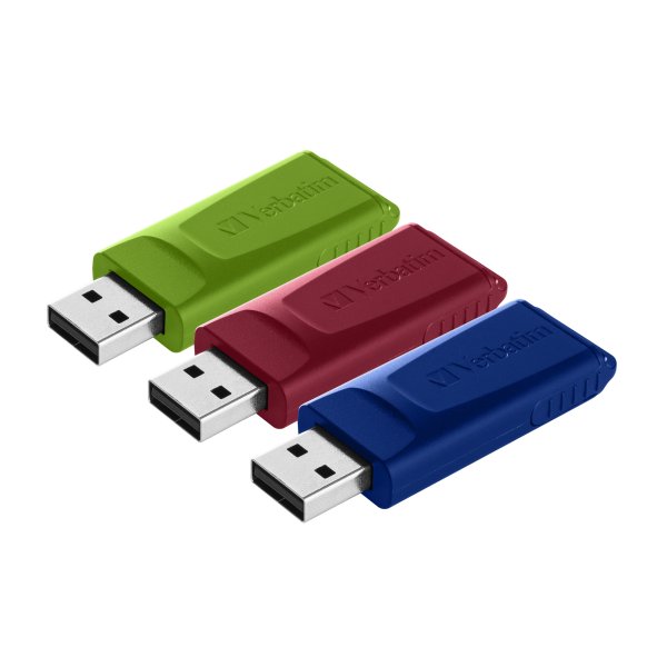 Verbatim USB-Stick Slider 16GB 3St