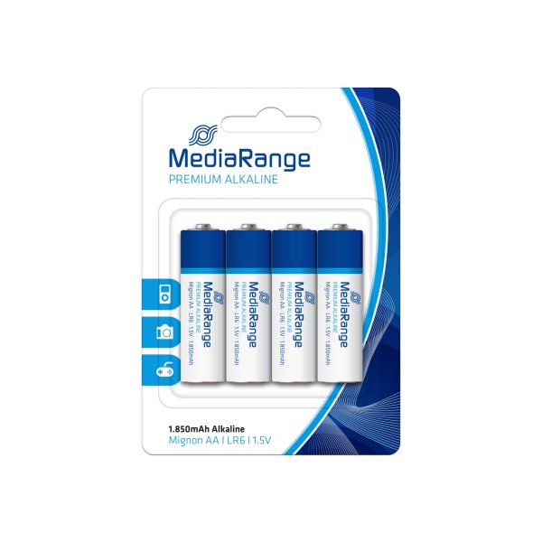 MediaRange Batterie MRBAT104 Mignon AA LR6 1,5V 4St.